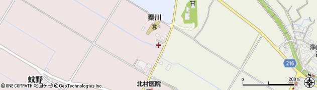 滋賀県愛知郡愛荘町蚊野2559周辺の地図