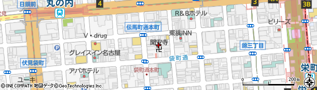 愛知県名古屋市中区錦3丁目10-24周辺の地図