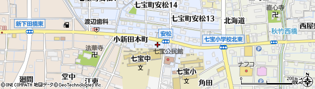 愛知県あま市七宝町安松小新田2349周辺の地図