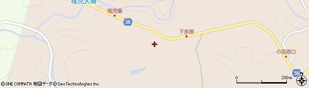 多根神楽伝承館周辺の地図
