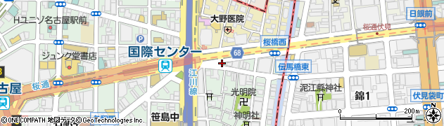 チケットセンター　名駅本店周辺の地図
