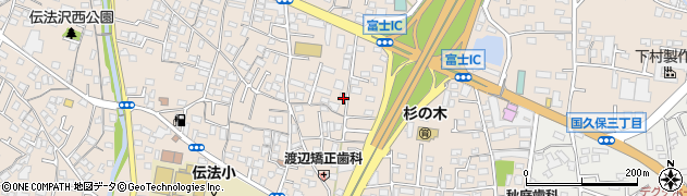 静岡県富士市伝法2539周辺の地図