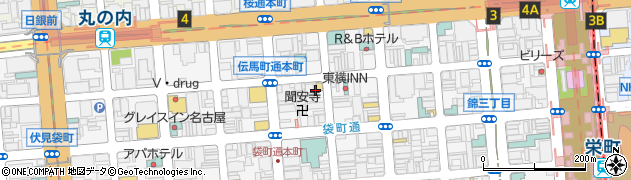 愛知県名古屋市中区錦3丁目10-8周辺の地図