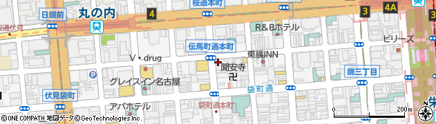愛知県名古屋市中区錦3丁目10-36周辺の地図