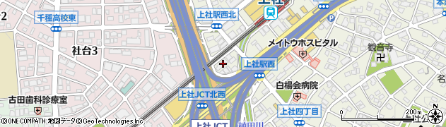 愛知県名古屋市名東区上社1丁目1201周辺の地図