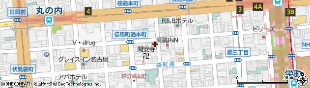 愛知県名古屋市中区錦3丁目10-9周辺の地図