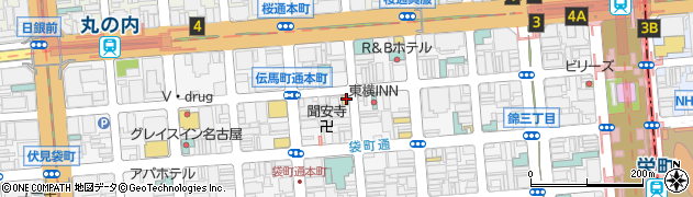 愛知県名古屋市中区錦3丁目10-11周辺の地図