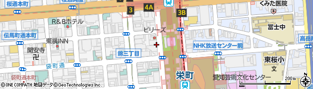 愛知県名古屋市中区錦3丁目6周辺の地図