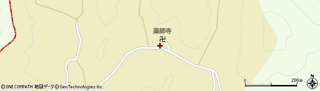 京都府京都市右京区京北宇野町（ササラ）周辺の地図