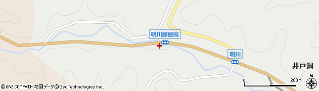 愛知県豊田市明川町向田周辺の地図