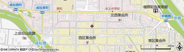 兵庫県丹波市氷上町西中213周辺の地図