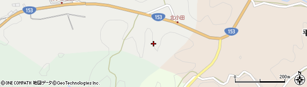 愛知県豊田市北小田町（桜ケ入）周辺の地図