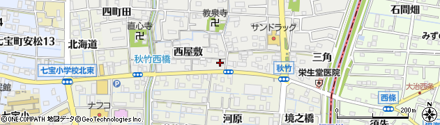 どんきゅう七宝店周辺の地図
