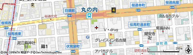 愛知労働局　本庁舎周辺の地図