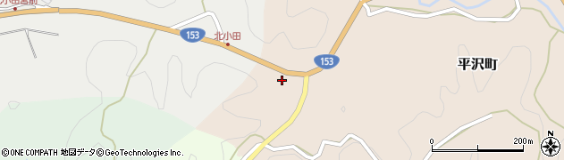 愛知県豊田市平沢町尾々ノ入周辺の地図
