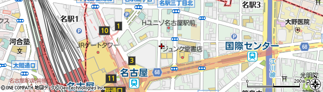 プリマプリート　名駅店周辺の地図