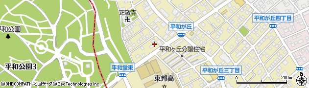 有限会社鈴木畳店　平和ヶ丘店周辺の地図