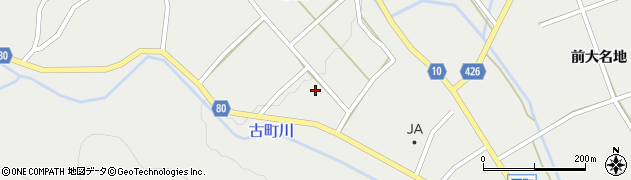 愛知県設楽町（北設楽郡）津具（西長手）周辺の地図