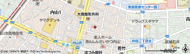 日本通運内山ハイツ周辺の地図