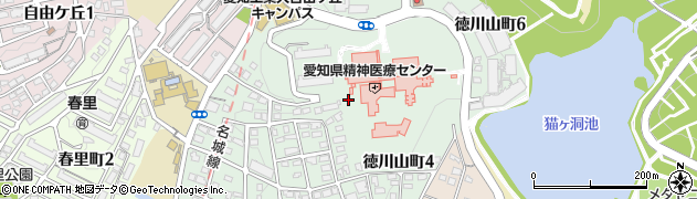 愛知県名古屋市千種区徳川山町周辺の地図