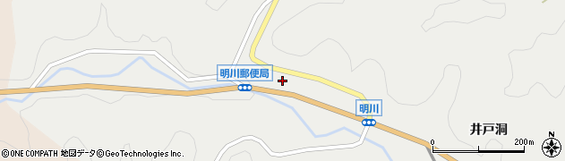 愛知県豊田市明川町（堂ノ脇）周辺の地図