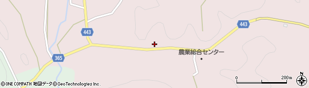 京都府京都市右京区京北熊田町（松ケ下）周辺の地図