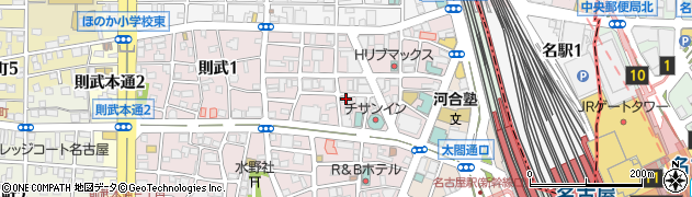 金太郎　名駅２号店周辺の地図
