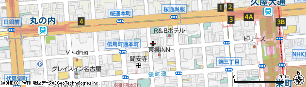 愛知県名古屋市中区錦3丁目2-28周辺の地図