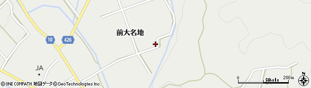 愛知県設楽町（北設楽郡）津具（滝本）周辺の地図