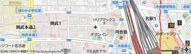どんどん庵名駅西店周辺の地図