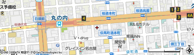 セントラル石油瓦斯株式会社名古屋支店周辺の地図