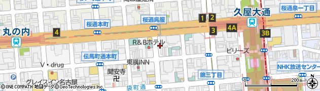 愛知県名古屋市中区錦3丁目3-31周辺の地図
