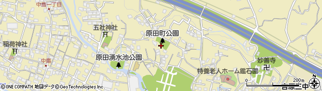 原田町公園周辺の地図