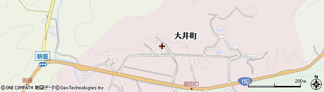 愛知県豊田市大井町（伴上貝戸）周辺の地図