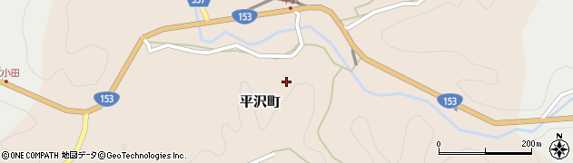 愛知県豊田市平沢町（宮前）周辺の地図