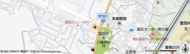 滋賀ダイハツ販売愛知川店周辺の地図