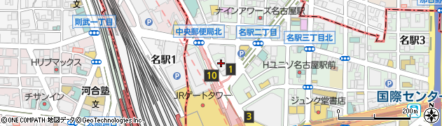 スギ薬局　名駅北店周辺の地図