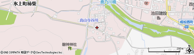兵庫県丹波市氷上町柿柴436周辺の地図