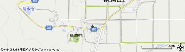 兵庫県丹波市春日町長王838周辺の地図