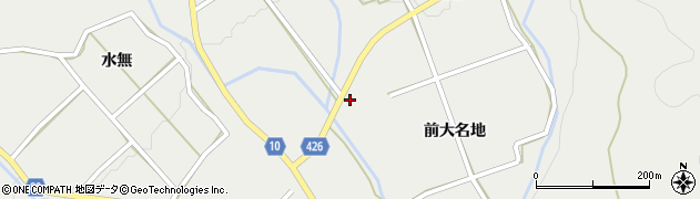 愛知県設楽町（北設楽郡）津具（馬渕）周辺の地図