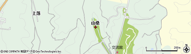 愛知県豊田市西中山町（山桑）周辺の地図