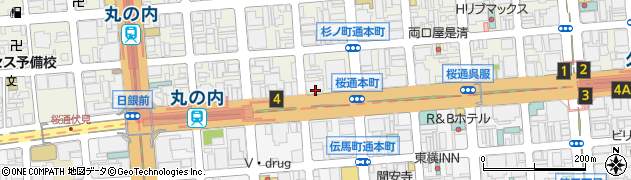 セブンイレブン名古屋桜通長者町店周辺の地図