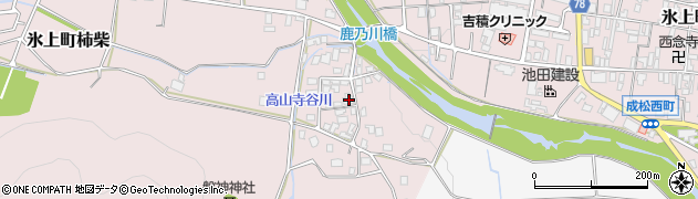 兵庫県丹波市氷上町柿柴424周辺の地図