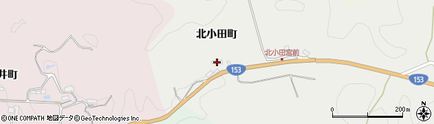 愛知県豊田市北小田町赤羽周辺の地図