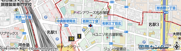 名駅２周辺の地図