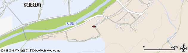 京都府京都市右京区京北中江町下ノ町周辺の地図