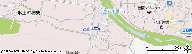 兵庫県丹波市氷上町柿柴407周辺の地図