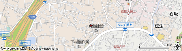 静岡県富士市伝法1954周辺の地図