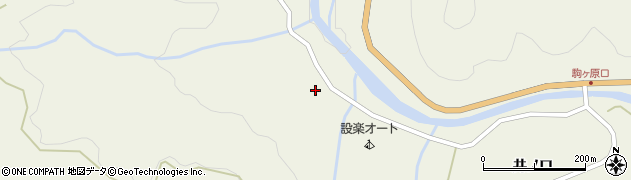 愛知県北設楽郡設楽町西納庫石原周辺の地図