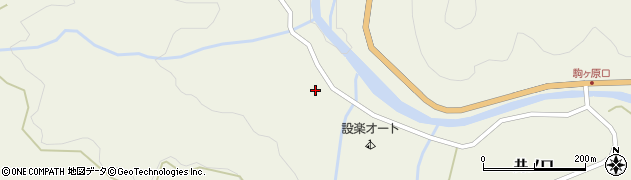 愛知県設楽町（北設楽郡）西納庫（石原）周辺の地図